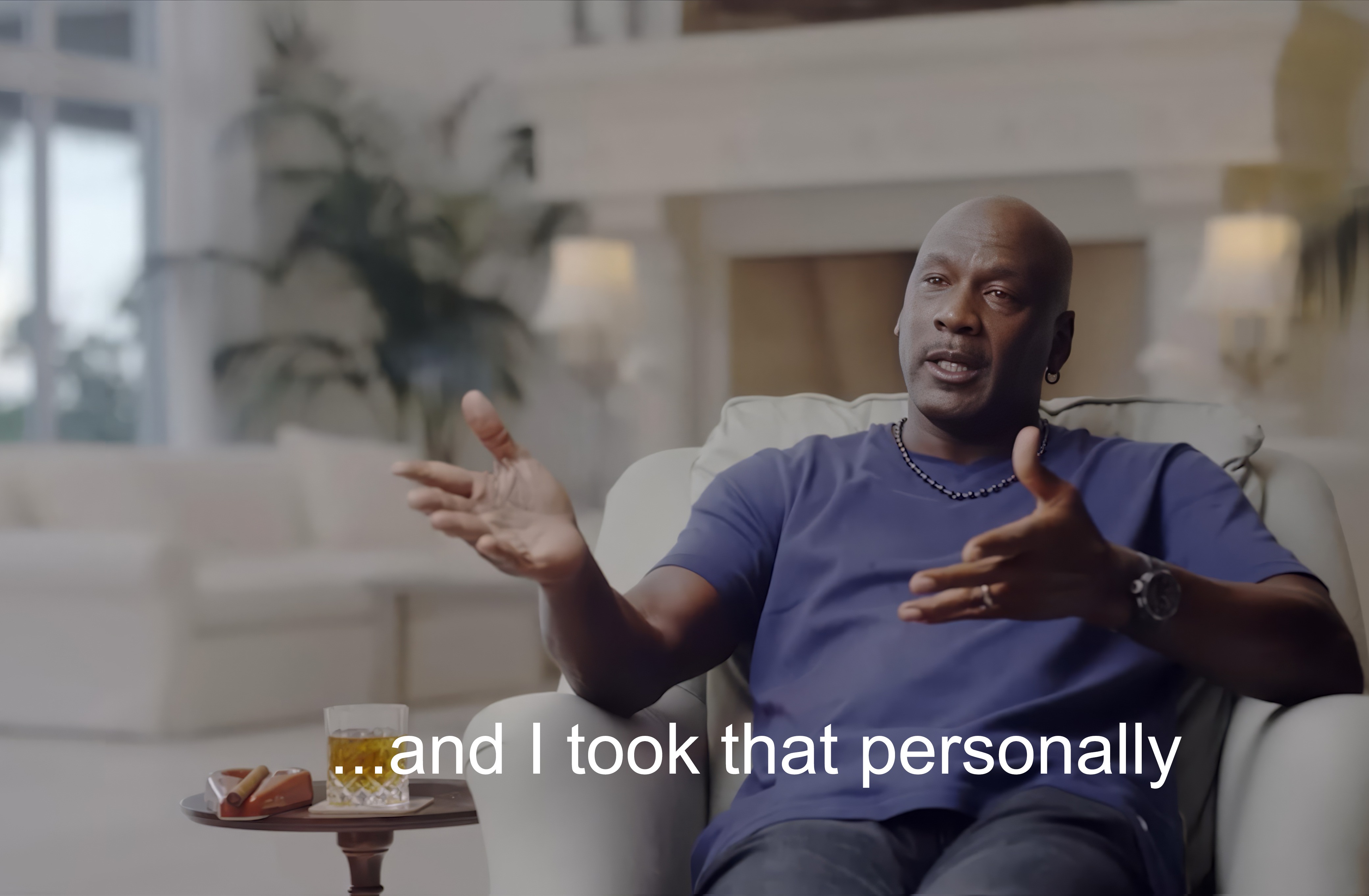 And I Took That Personally - Michael Jordan meme template variation