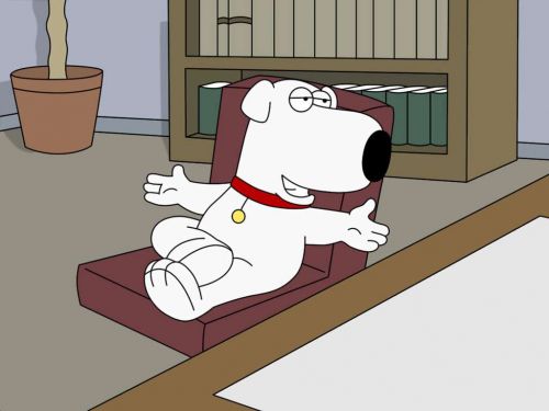 Brian Griffin Reclined meme template