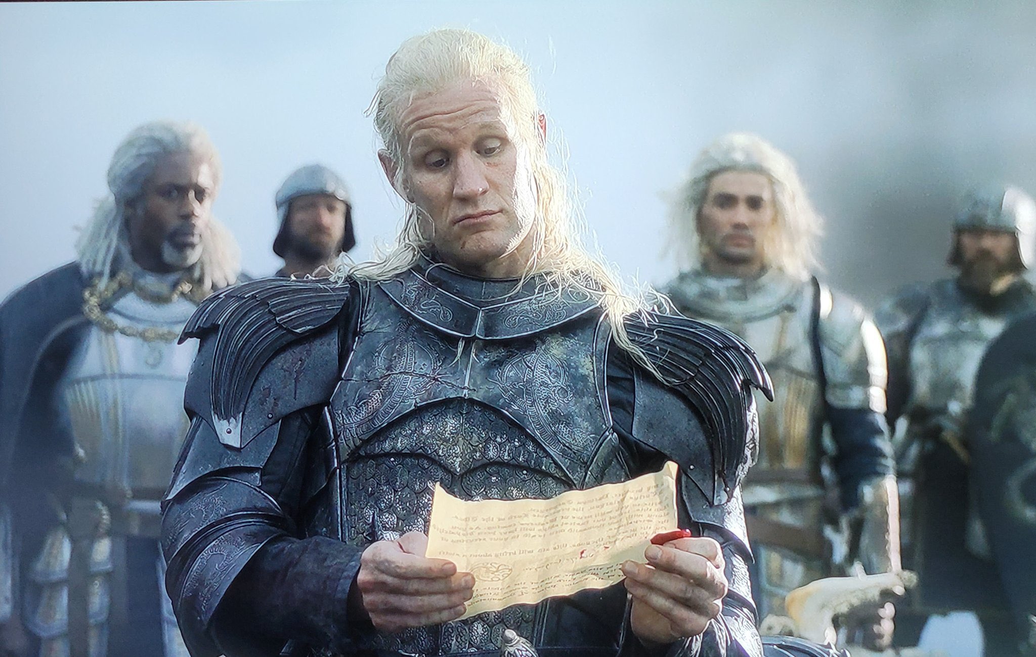 Daemon Targaryen Reading Note - House of the Dragon meme template variation