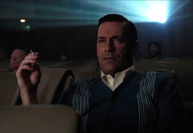 Don Draper at the Movies meme template