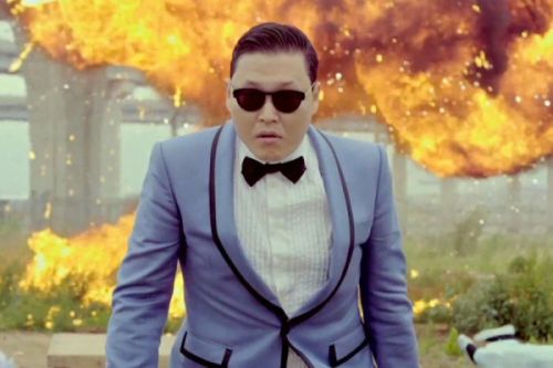 Gangnam Style PSY meme template