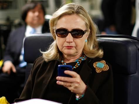 Hillary Clinton Cellphone meme template