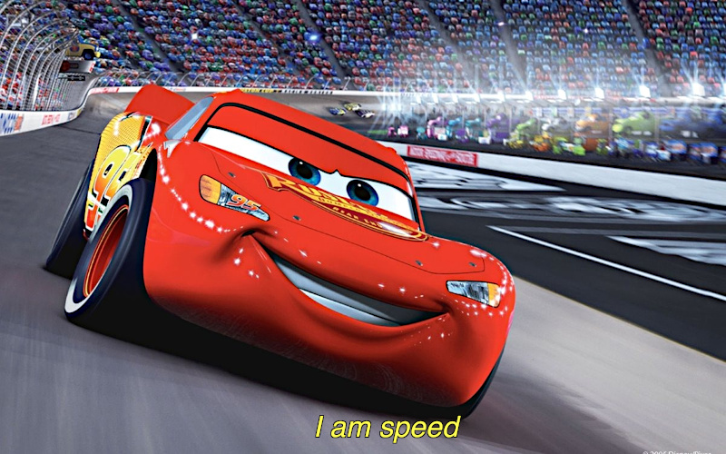 I am speed meme template variation