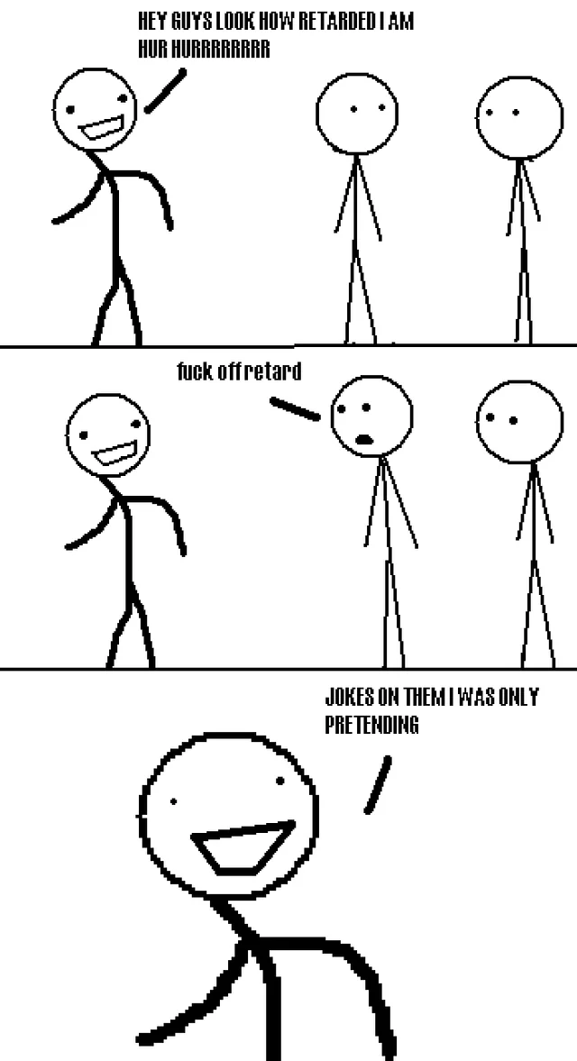 Jokes on them - I was only pretending meme template