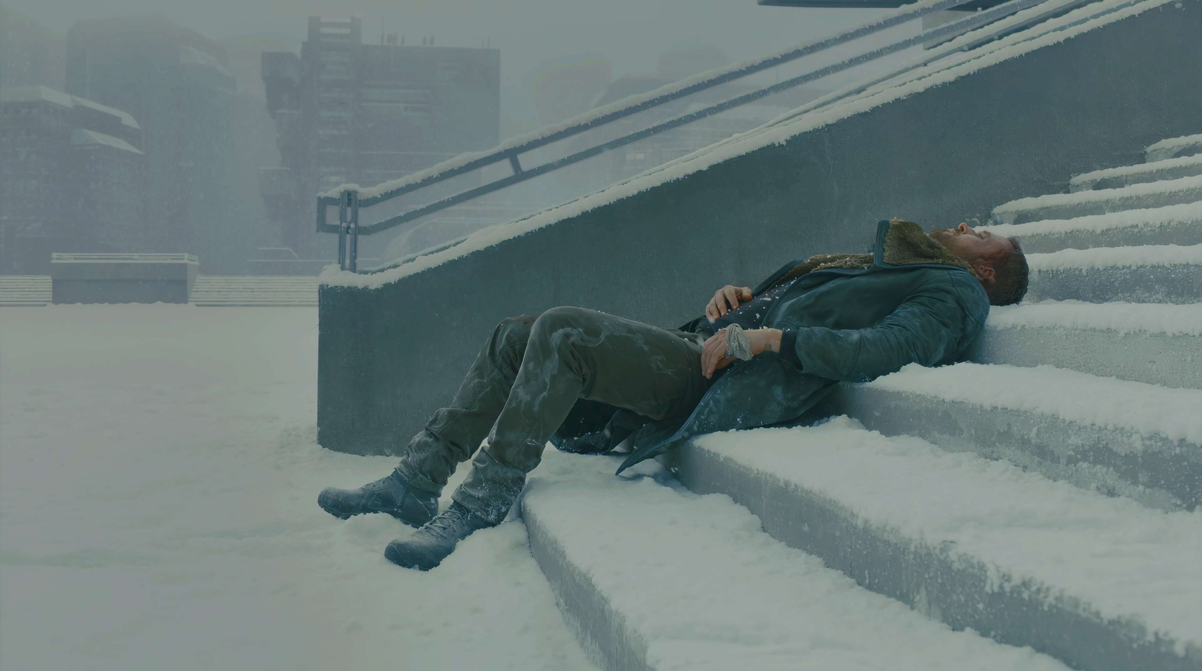 K Bleeding Out Dying - Blade Runner 2049  meme template variation