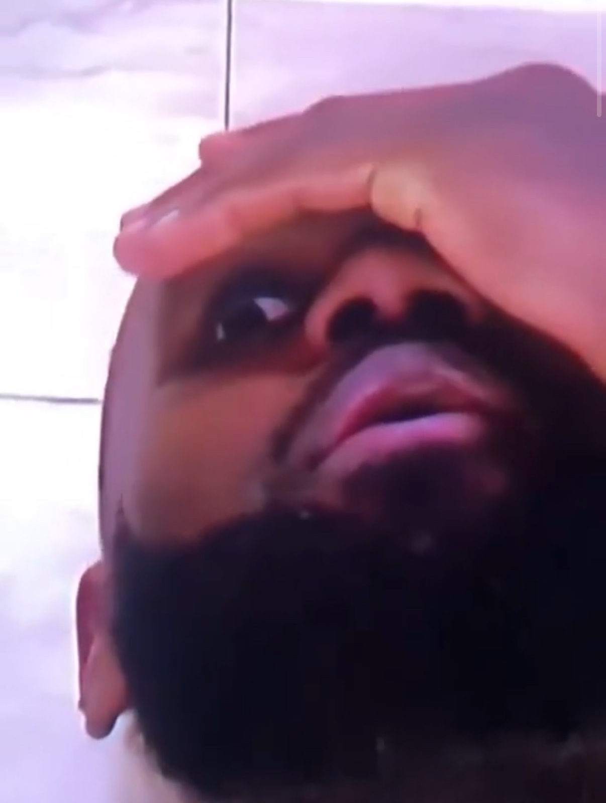 LeBron Looking Up