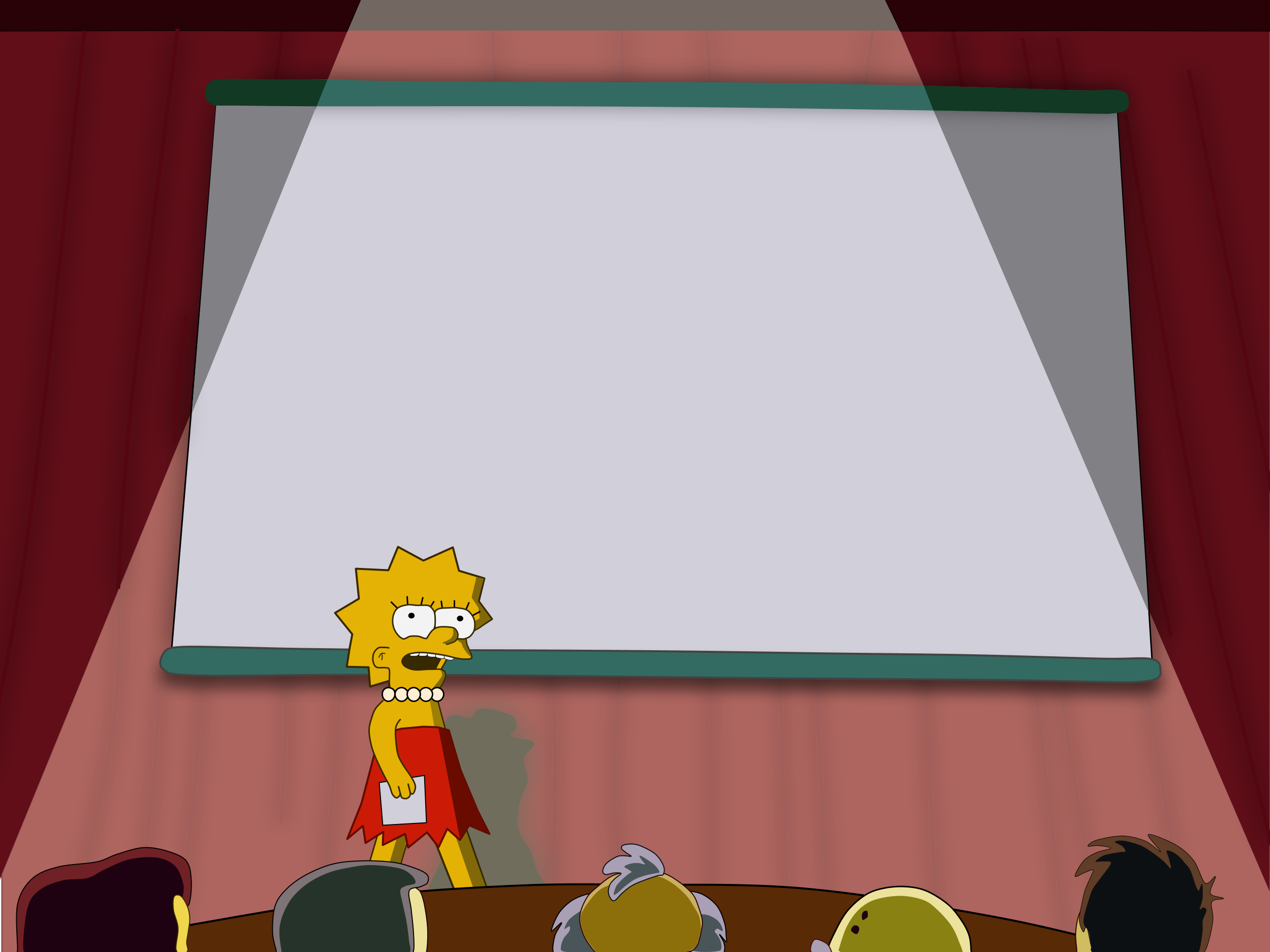 Lisa Simpson's Presentation meme template variation