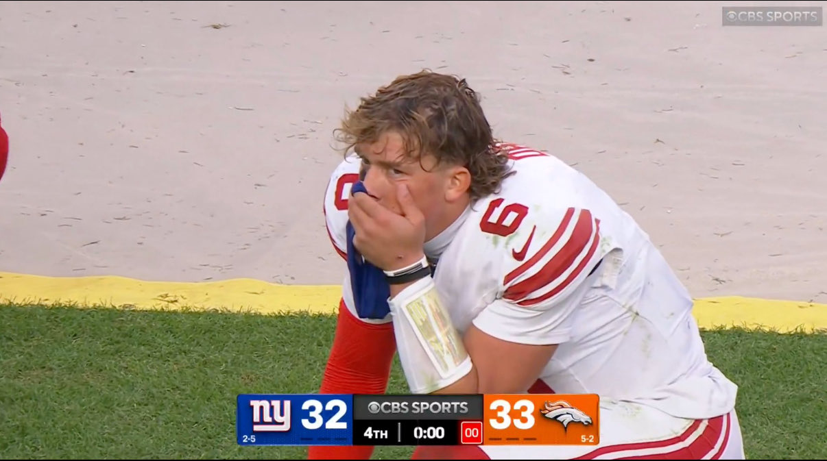  New York Giants Kicker Jude McAtamney After Miss meme template