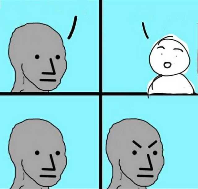 NPC Meme meme template variation
