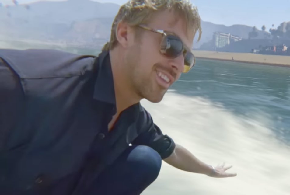 Ryan Gosling Feeling the Waves