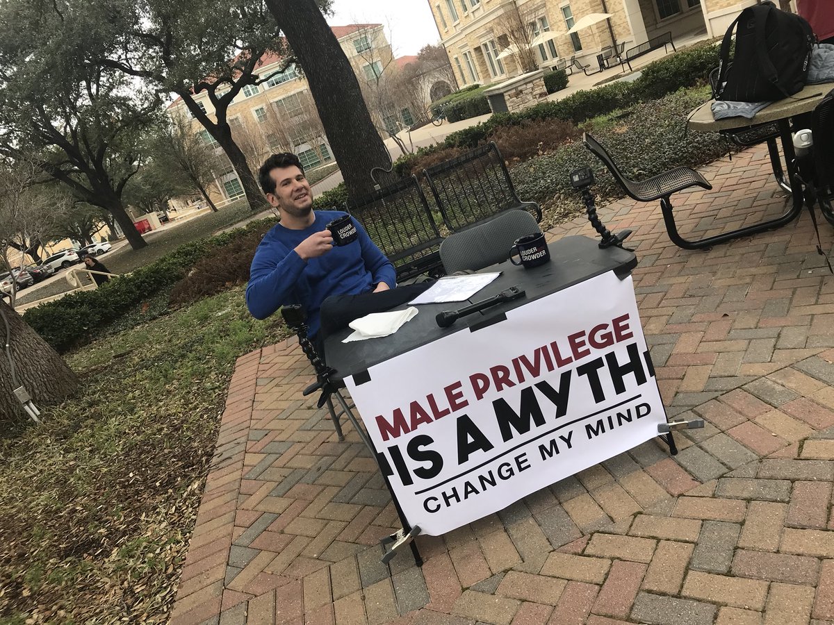 Steven Crowder - Change My Mind meme template variation