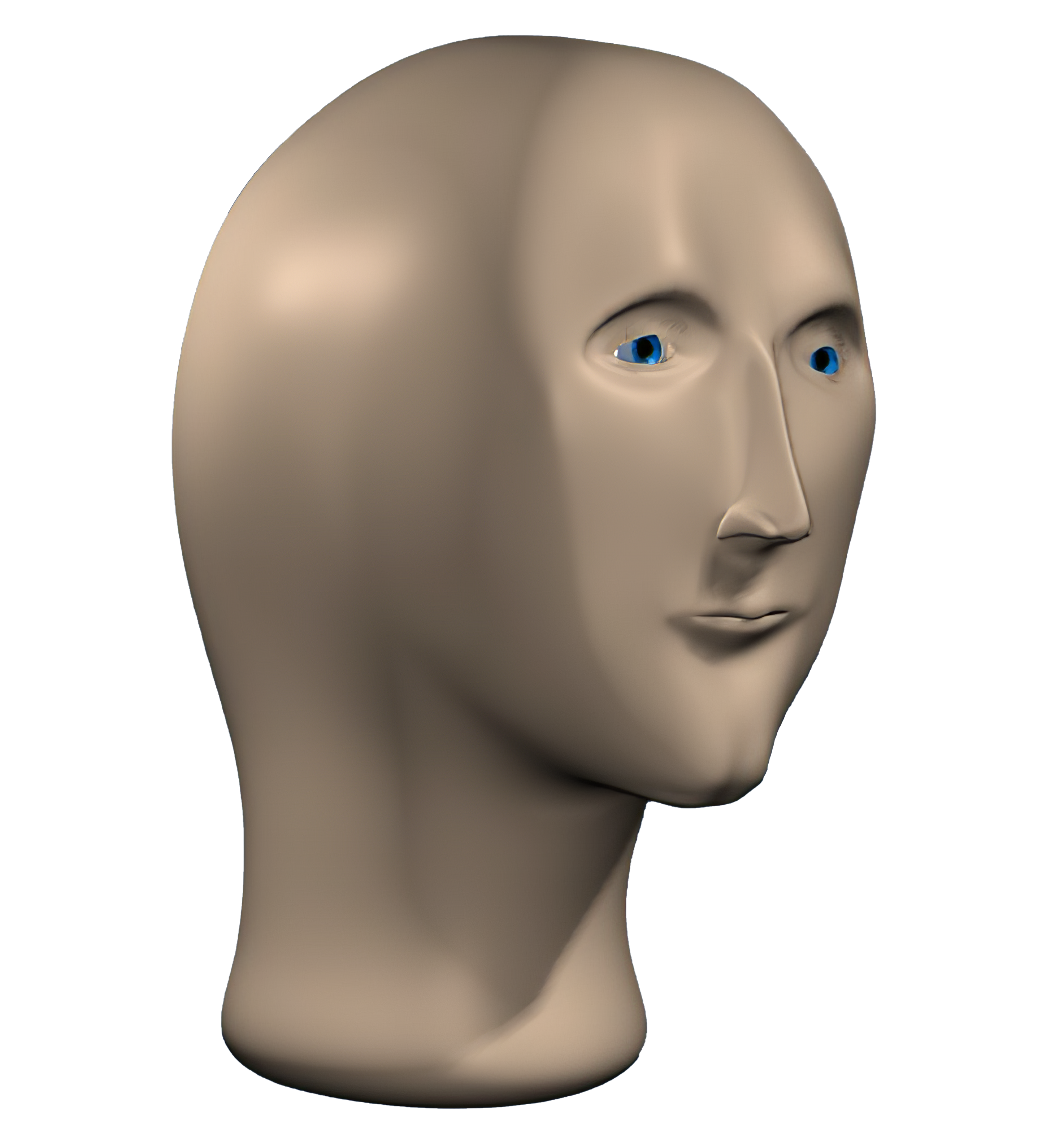Stonks Meme Man Head