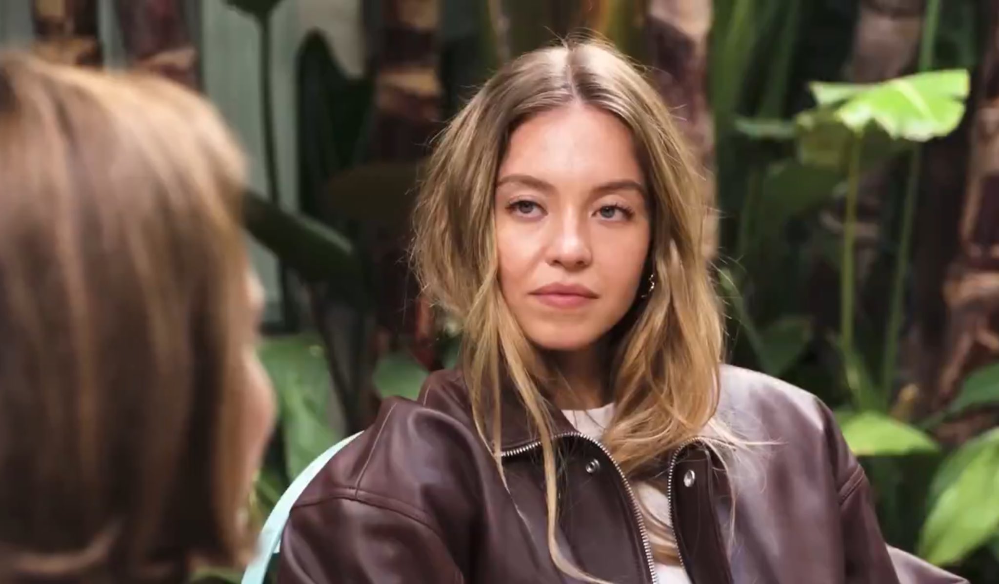 Sydney Sweeney Glaring During GQ Interview meme template variation