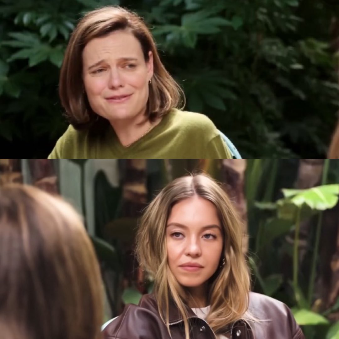 Sydney Sweeney Glaring During GQ Interview meme template variation