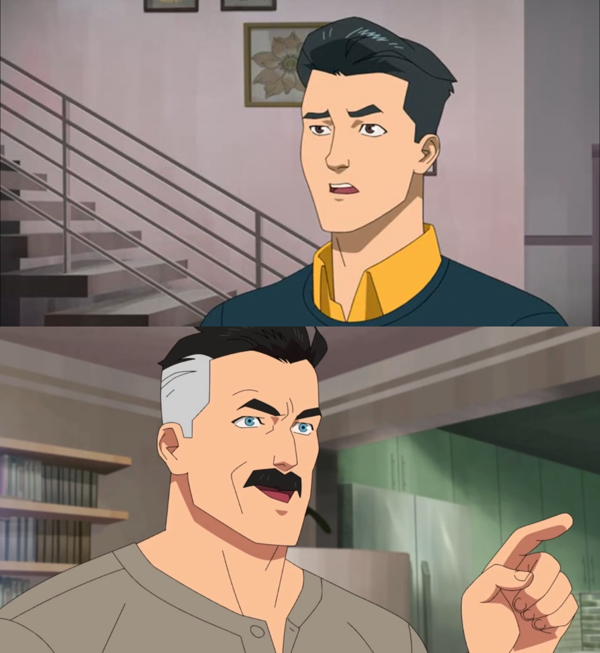 That's the neat part - you don't (Invincible) meme template variation