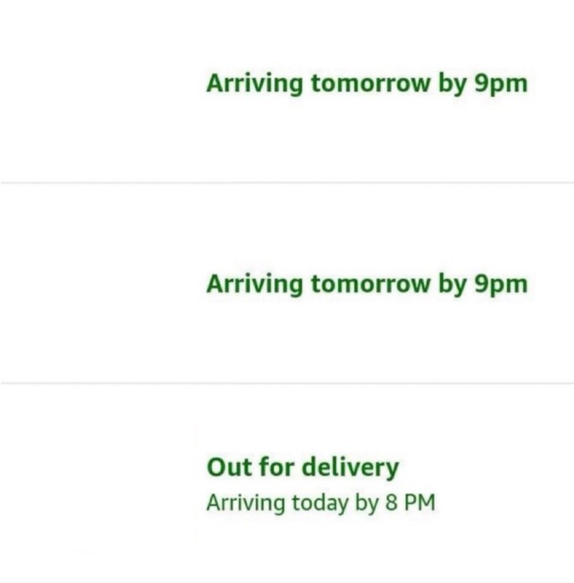 Amazon Order Summary meme template