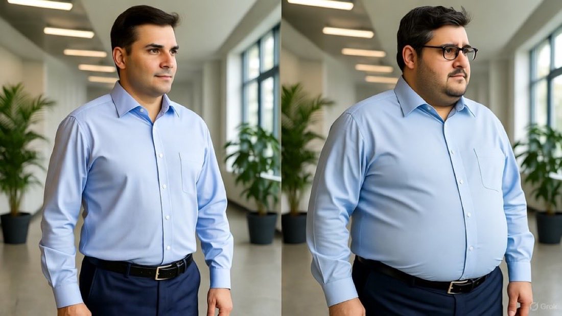 Before and After Corporate Guy meme template