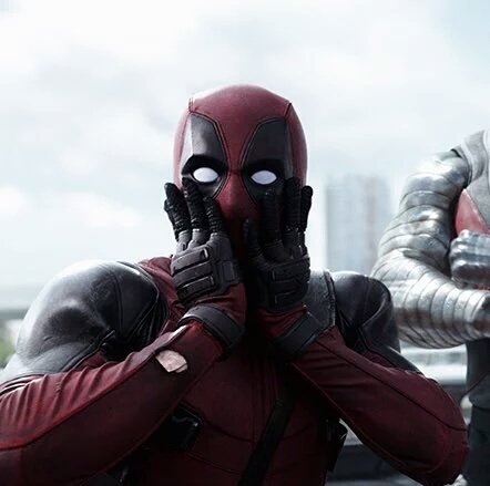 Deadpool Surprised meme template