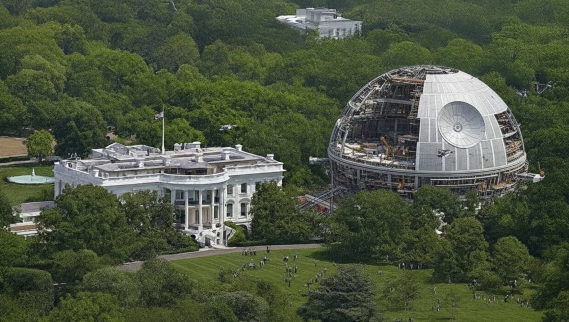 Death Star White House Renovations meme template