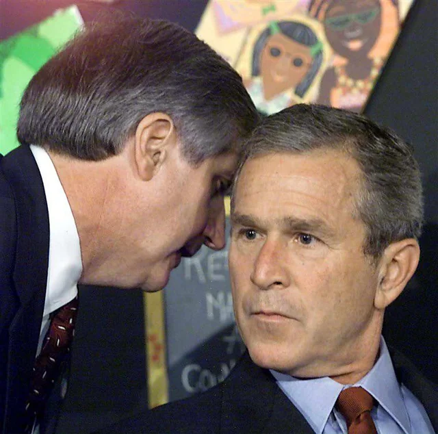 George Bush Learns About 9/11 meme template