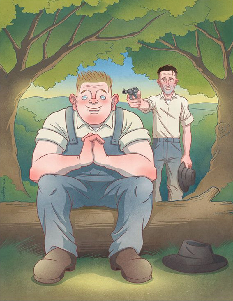 George Shoots Lennie - Of Mice and Men meme template