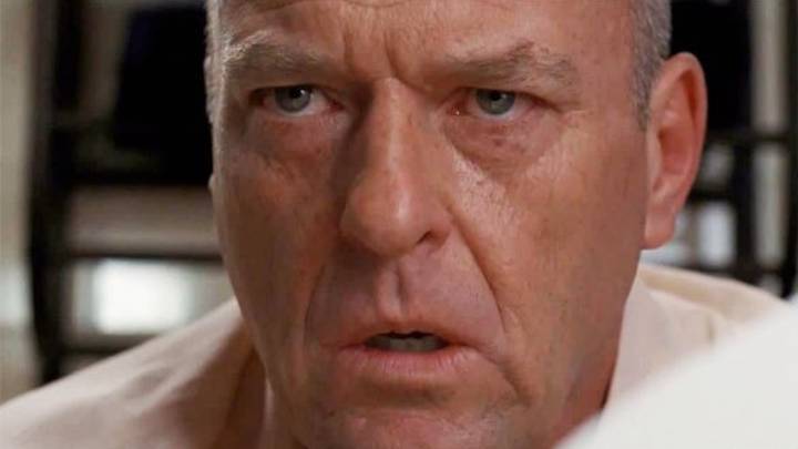 Hank on Toilet Realizing - Breaking Bad meme template