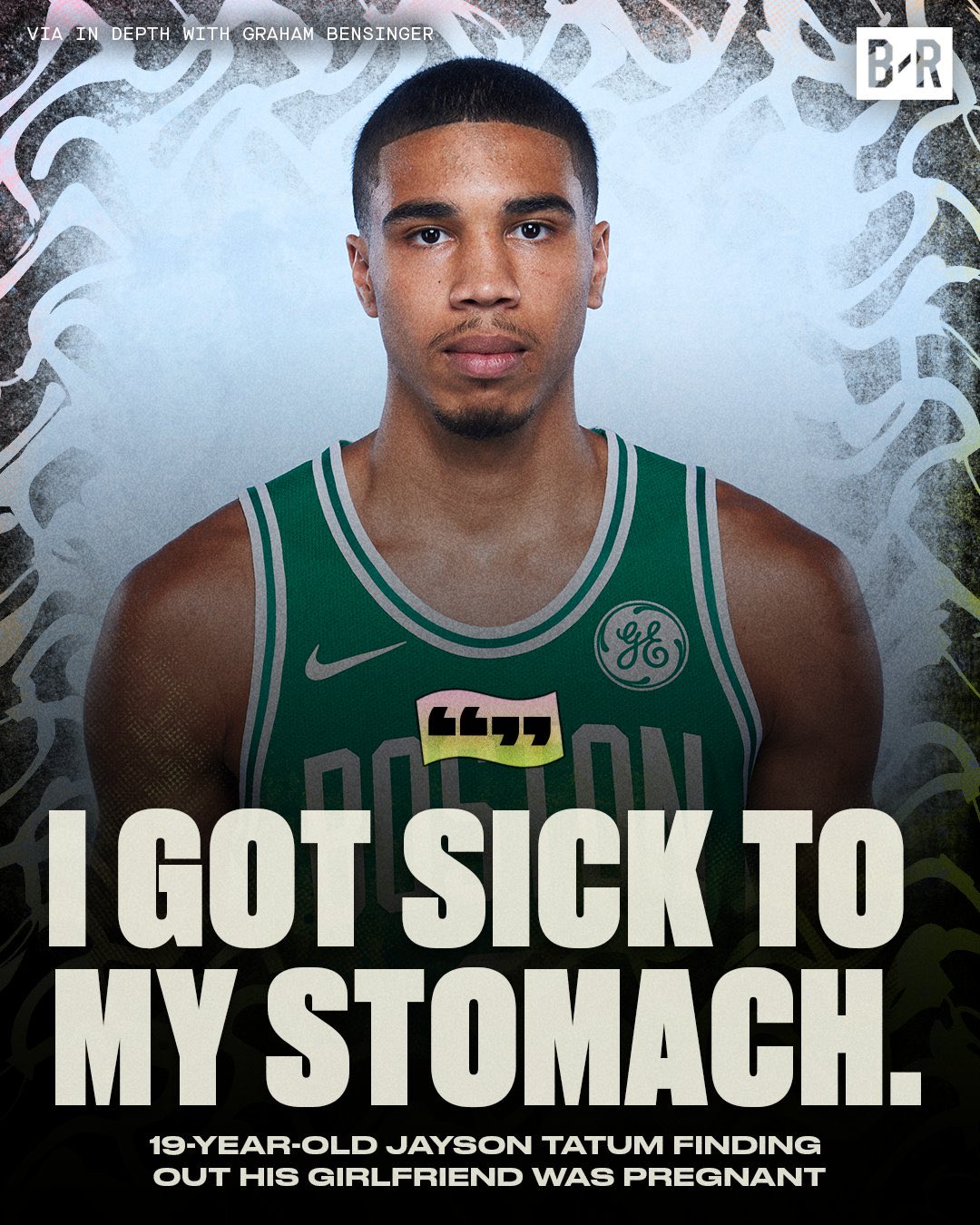 Jayson Tatum Is Sick to His Stomach meme template