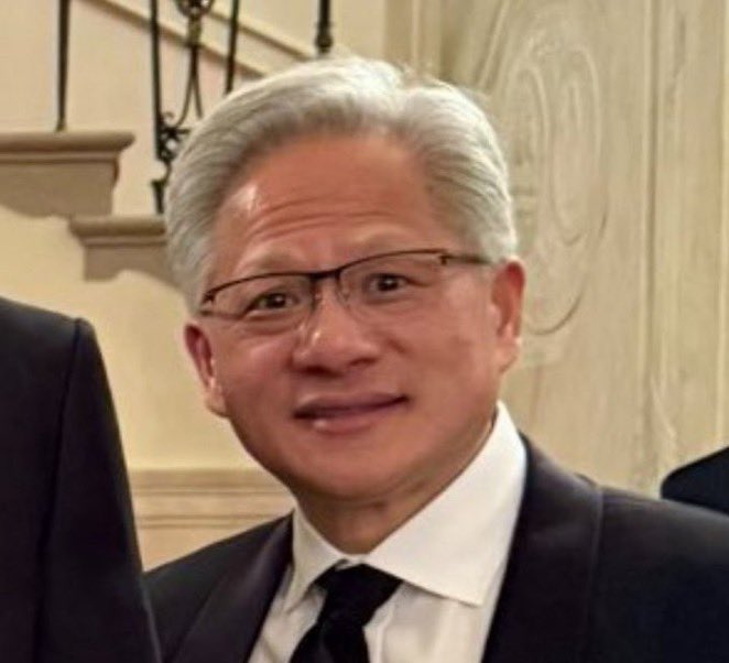 Jensen Huang Nervously Smiling - Nvidia CEO meme template