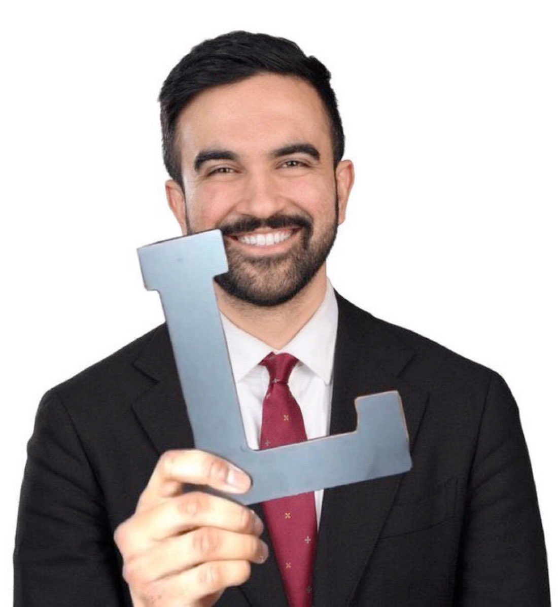 Mamadanai NYC Mayor Delivering L meme template