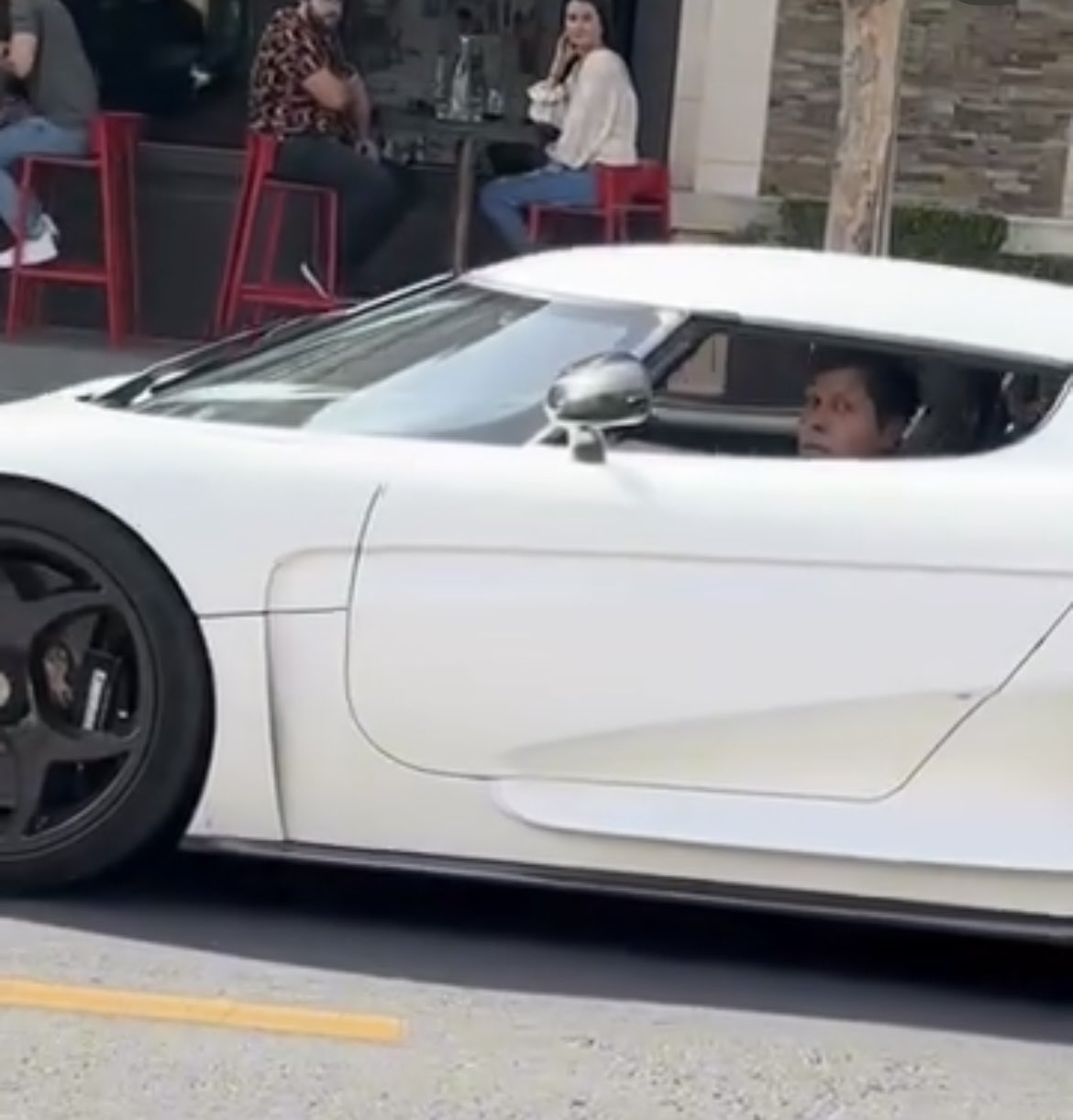 Sam Altman in Koenigsegg Super Car meme template