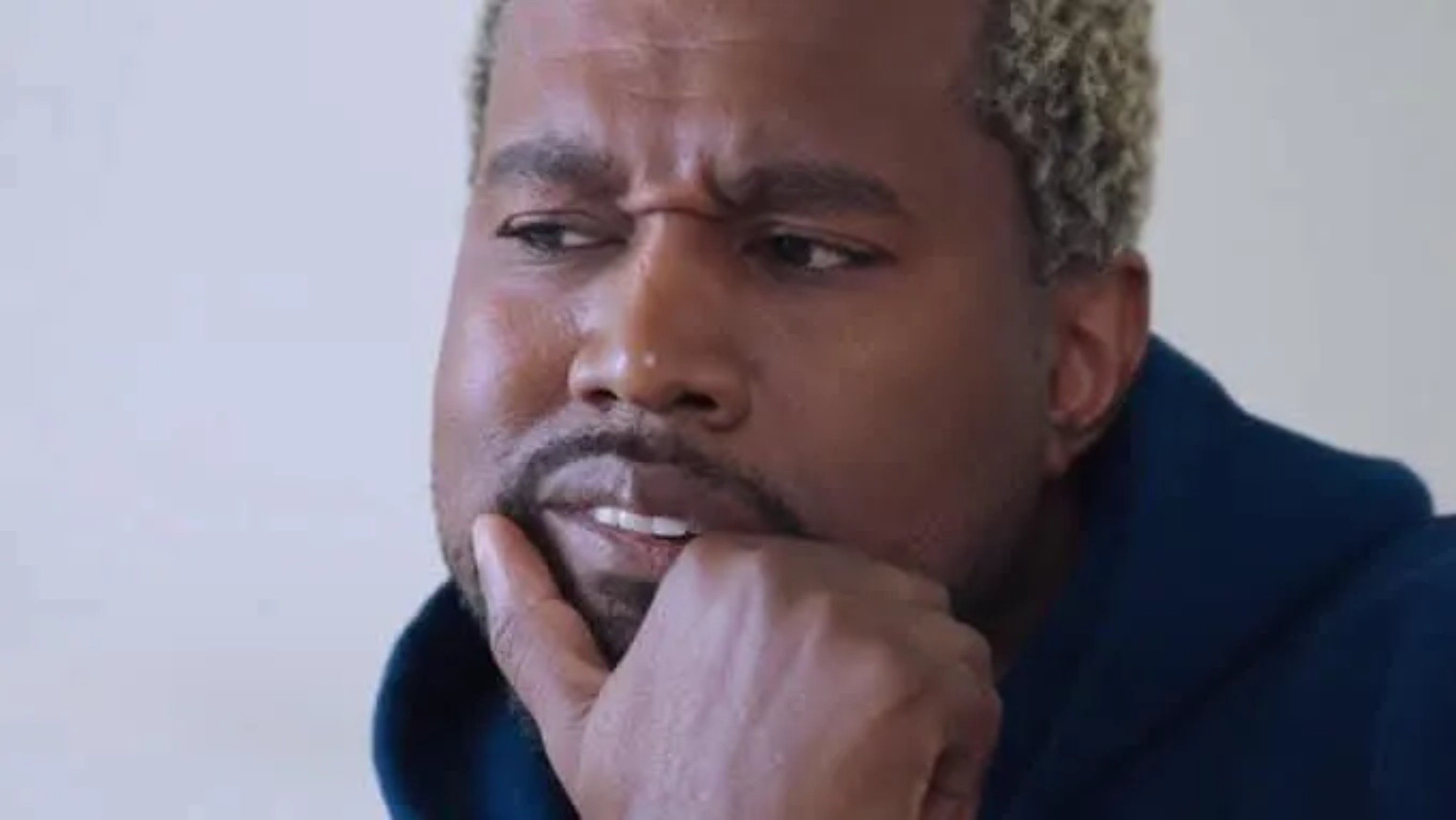 Skeptical Kanye West meme template