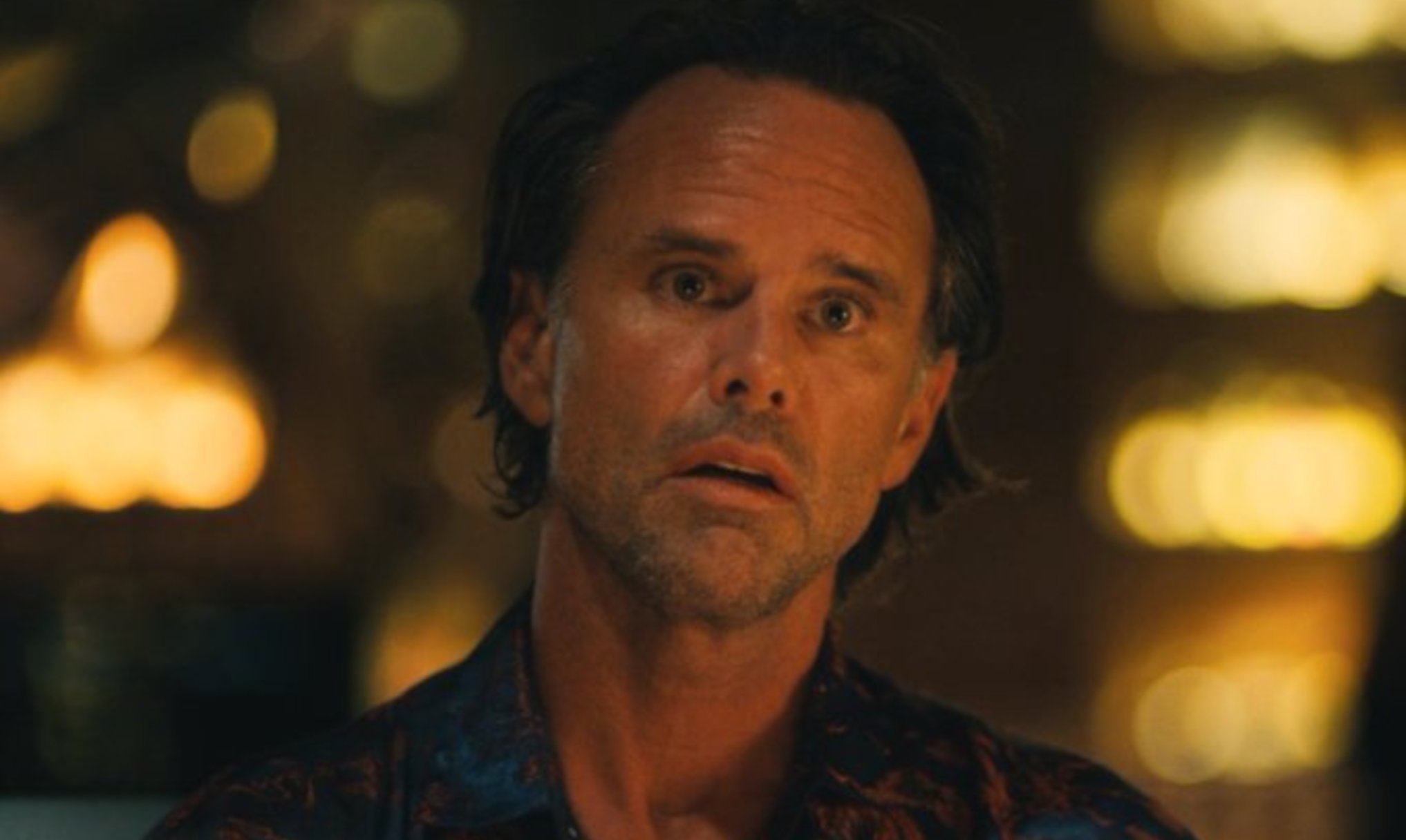 Surprised At Dinner - The White Lotus meme template