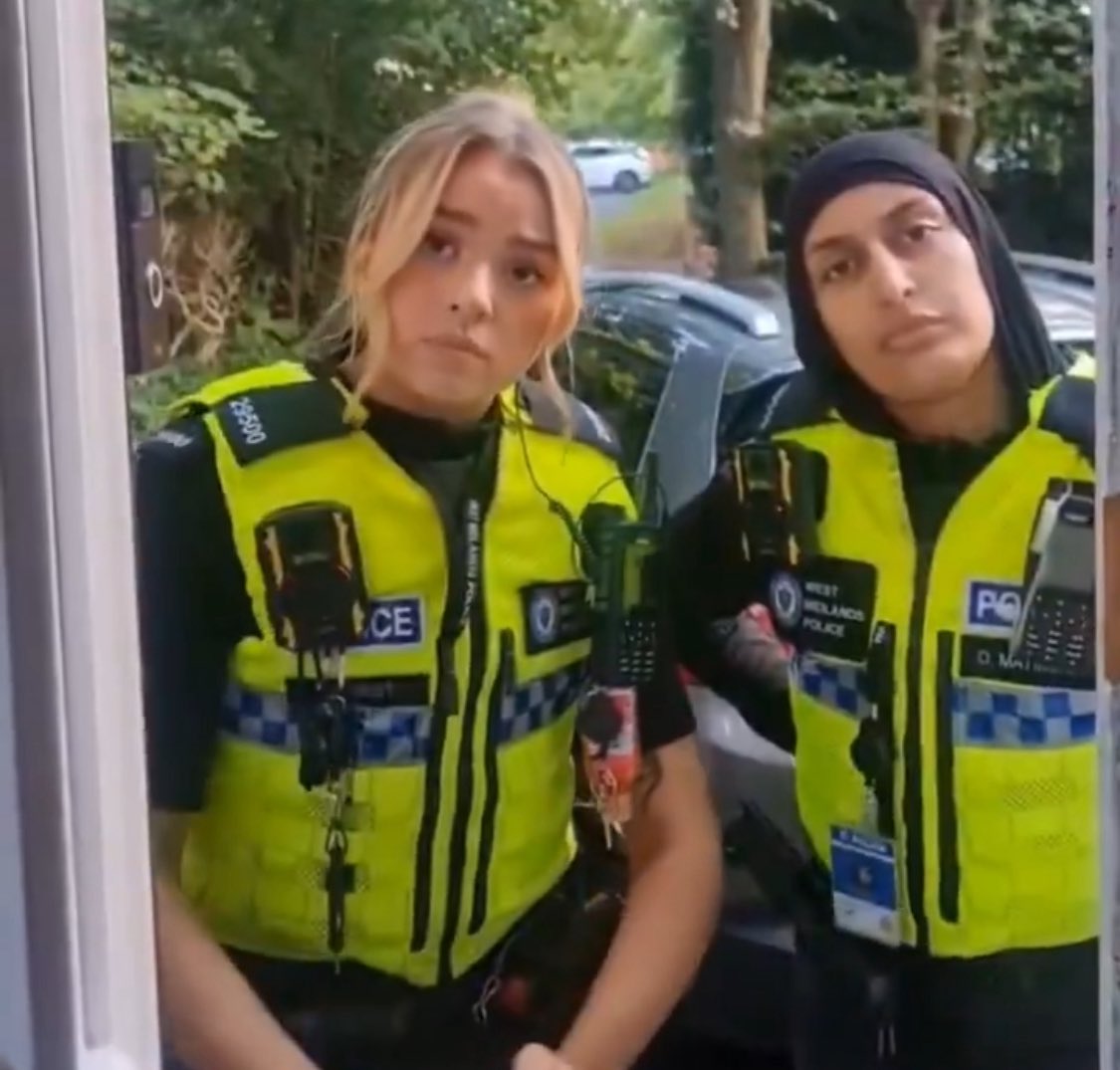 UK Social Media Police meme template