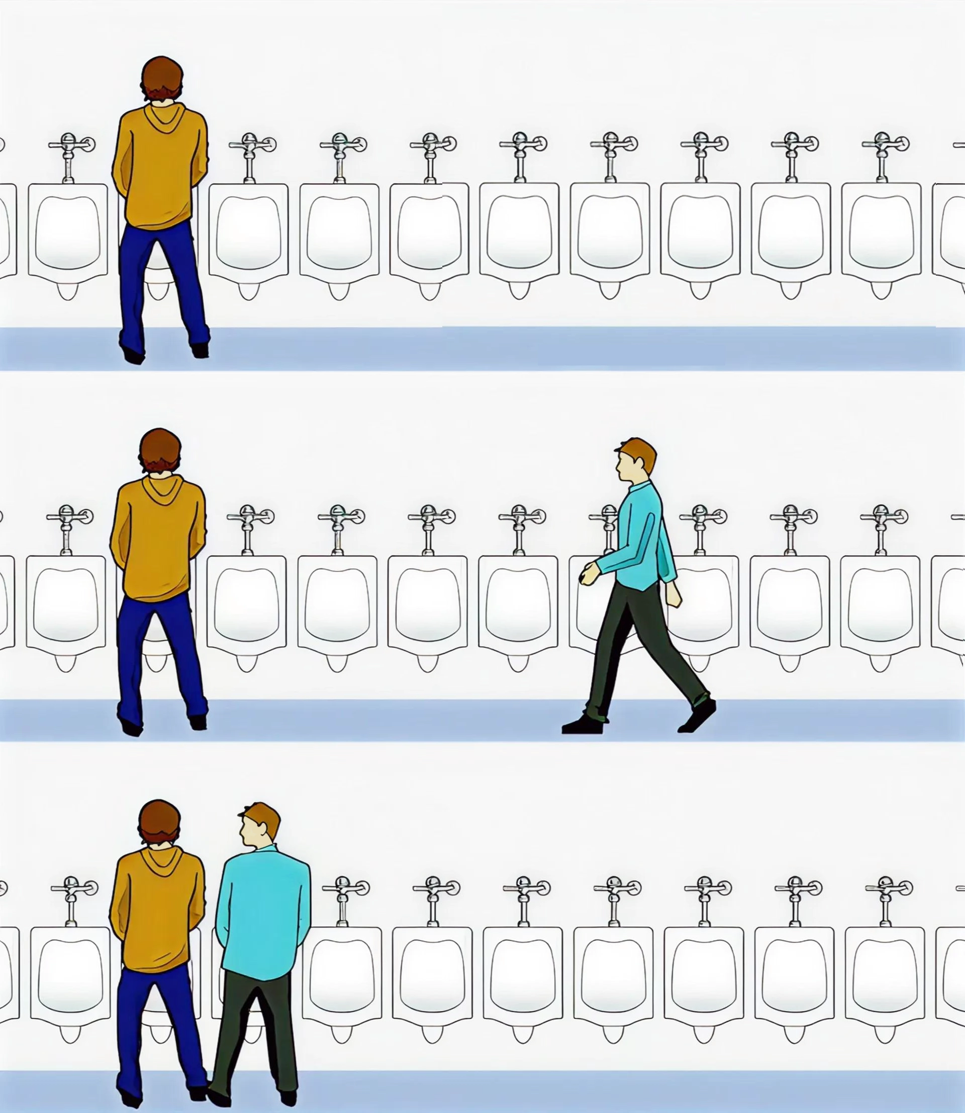 Urinal Guy meme template